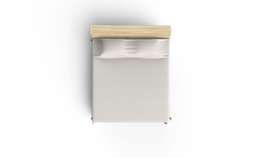 L'essentiel linge de maison Sábana doble de piqué Crema